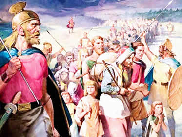 A invasão dos povos germânicos provocou transformações diversas ao Império Romano.